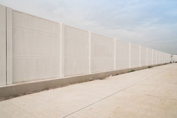 Concrete Fence Construction in Lithonia