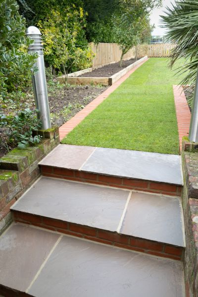 Backyard Steps Installation in Lithonia