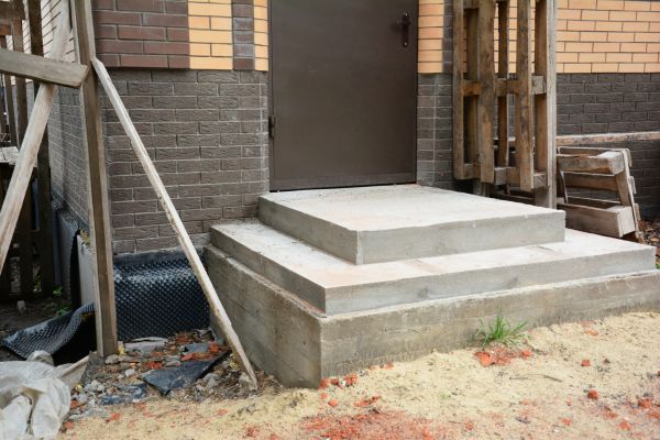 Cement Steps Construction in Lithonia