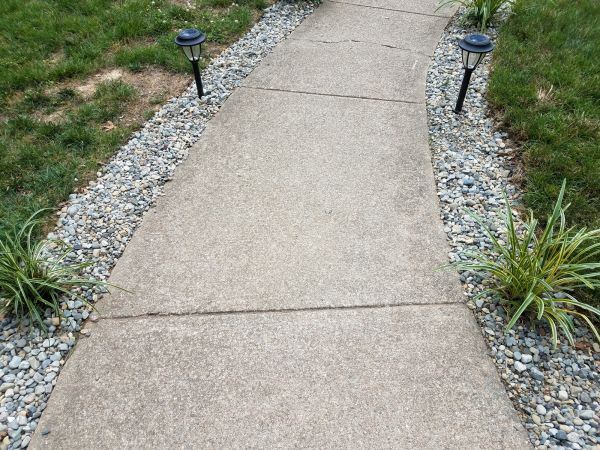 Cement Path Construction in Lithonia